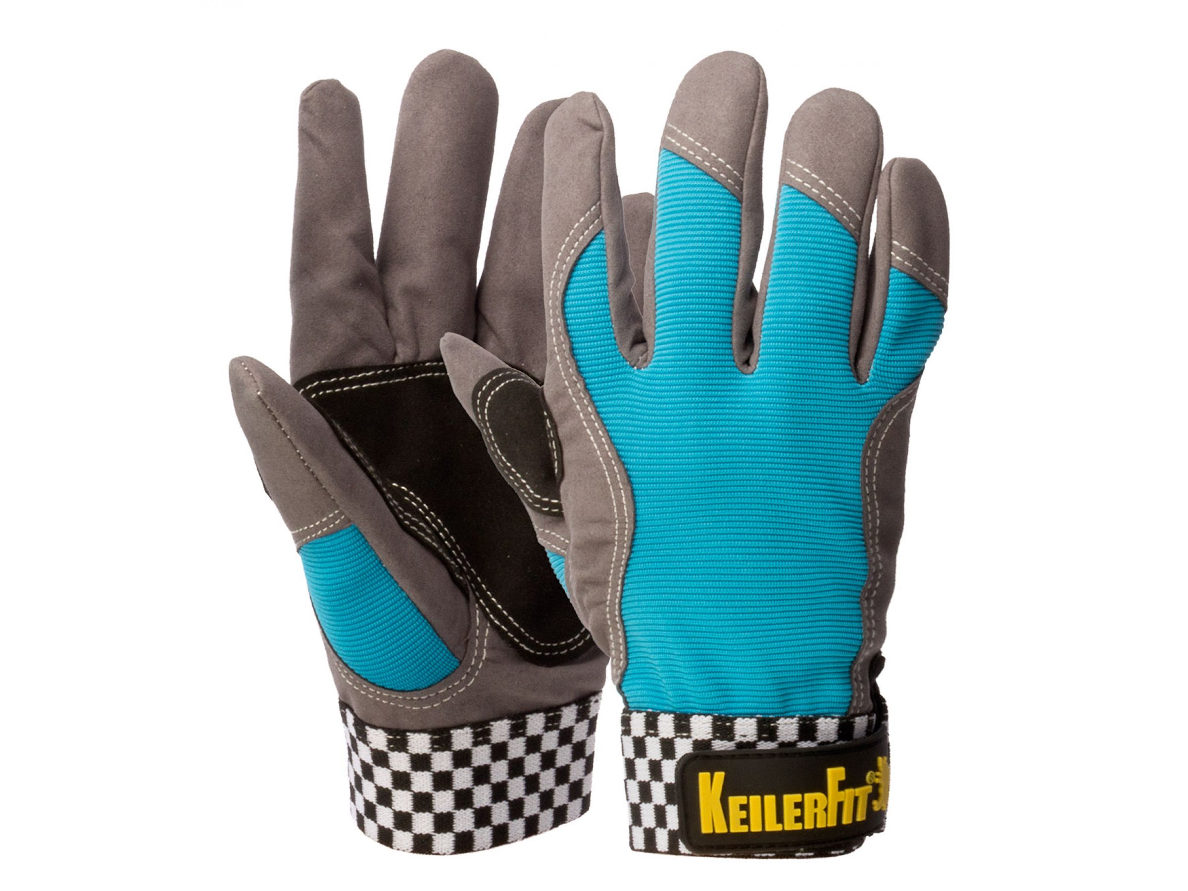 Gr.10 4 x   Keiler Fit Orange leichter Sommerhandschuh für Forst Garten 